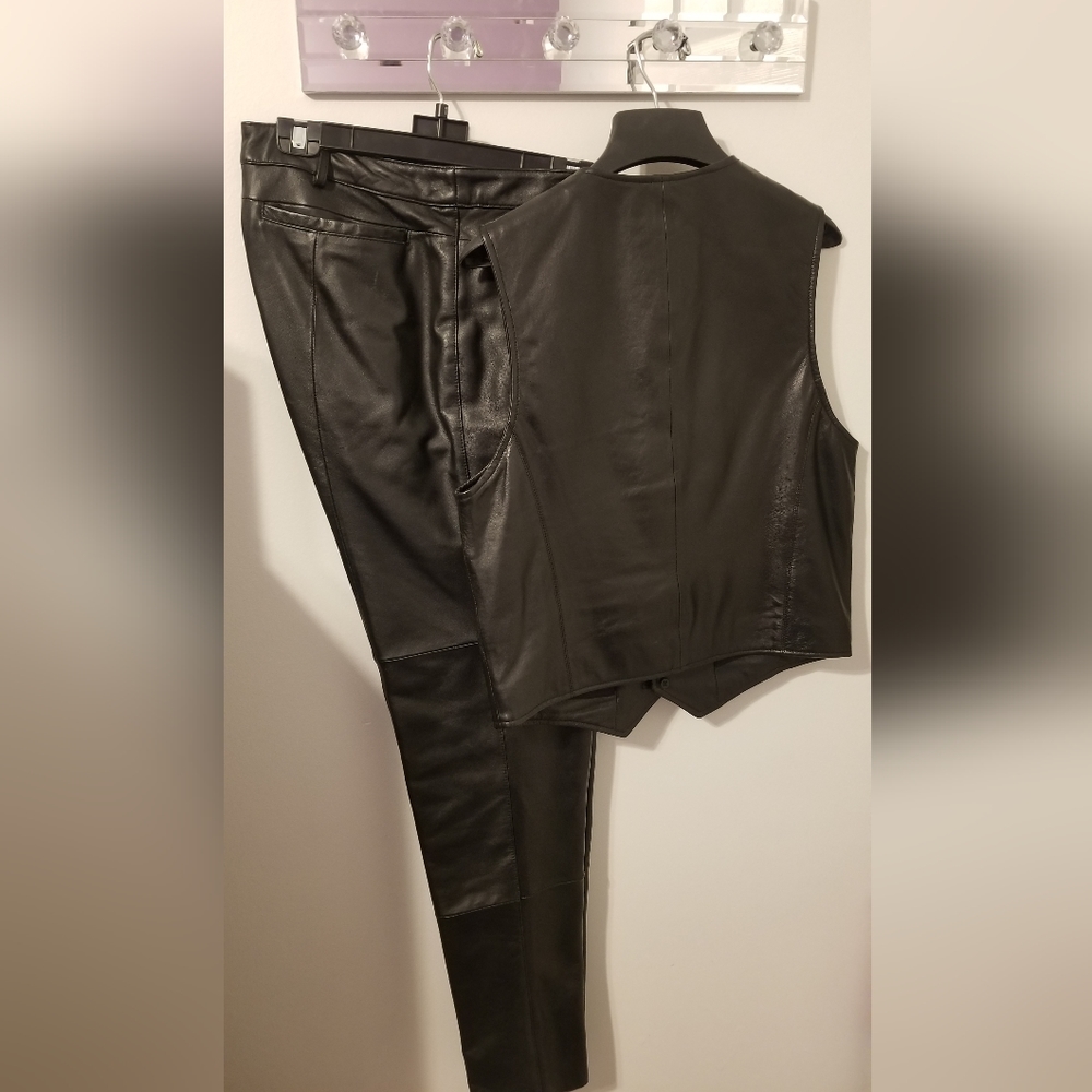 Women's leather outfit